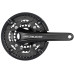 Шатуны Shimano FC-T4060 Alivio, Octalink 175 мм, 44x32x22, черные с защитой