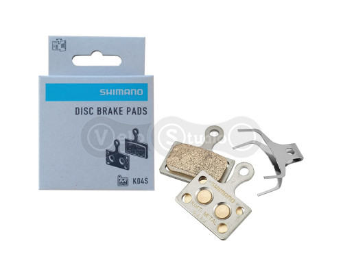 Тормозные колодки Shimano K04S металл (M9100, M8100, DURA-ACE, ULTEGRA, 105)