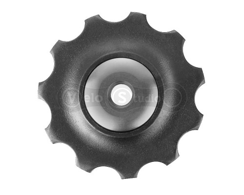 Ролик заднього перемикача Kenli KL-4012A, пластик, 11 зубів, пром., чорний