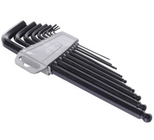 Набор шестигранников Kenli KL-9704, 9 инструментов, Cr-V, 1.5/2/2.5/3/4/5/6/8/10 мм