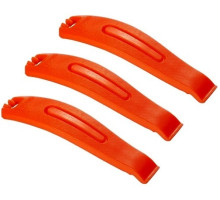 Бортовочные лопатки Kenli KL-9720W, нейлоновые, комплект 3 штуки, с зацепами за спицы, оранжевые