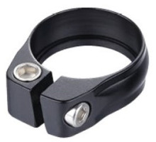 Подседельный зажим Kenli KL-R09 31.8, под шестигранник, диаметр 31,8 мм, черный