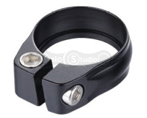 Подседельный зажим Kenli KL-R09 31.8, под шестигранник, диаметр 31,8 мм, черный