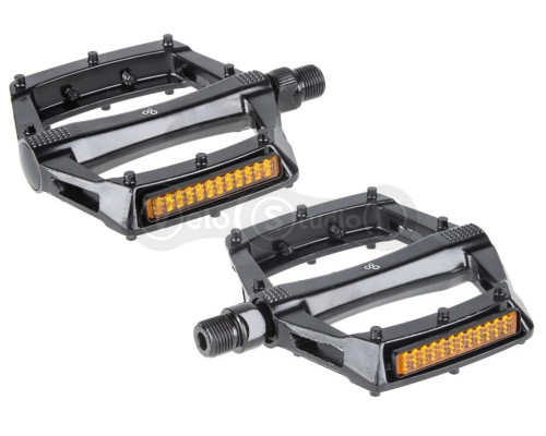 Педалі ONRIDE Jump 10, алюміній (112x109) кульки, чорна (polybag)