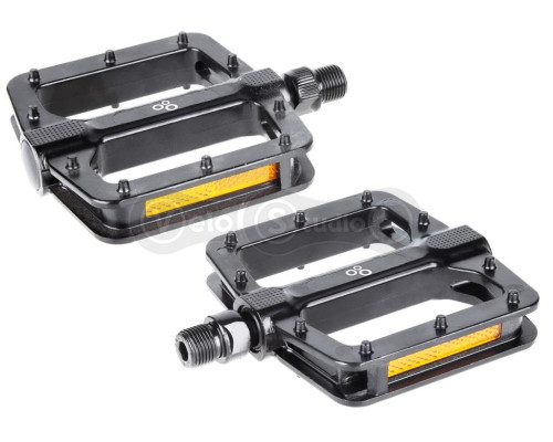 Педалі ONRIDE Jump 30, алюміній (110x102) кульки, чорна (polybag)