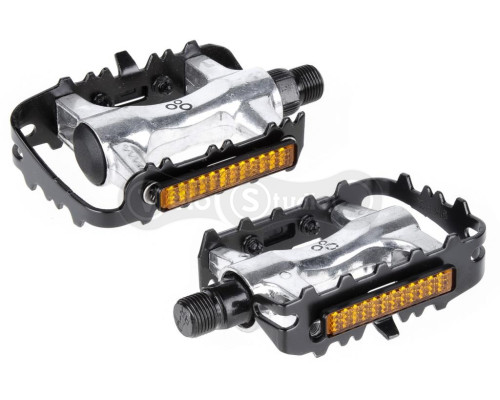 Педали ONRIDE City 20, алюминий (102x62) шарики, черный (polybag)