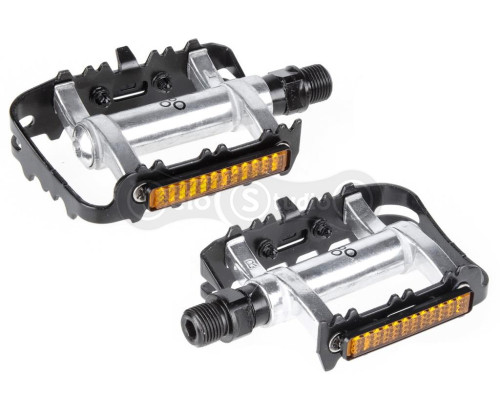 Педали ONRIDE City 40, алюминий, промподшипник, черный (polybag)