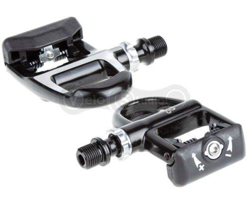 Педали ONRIDE Roady Pro (контактные шоссе), алюминий, промподшипник, черный