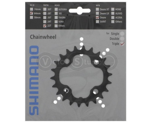 Зірка шатунів Shimano FC-M590 Deore 22 зуби