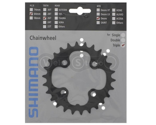 Зірка шатунів Shimano FC-M590 Deore 26 зубів