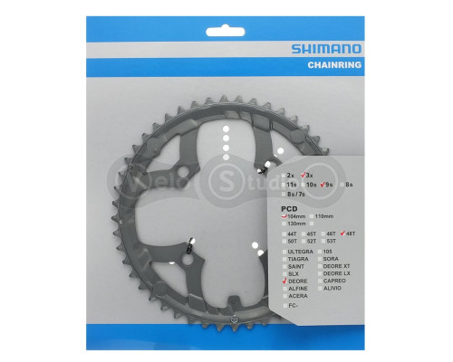 Зірка шатунів Shimano FC-M590 Deore 44 зуби