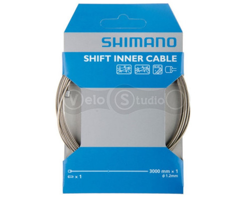 Трос переключения Shimano 3000Х1.2мм, нержавейка полированный