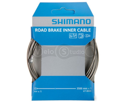 Трос тормоза Shimano 3500Х1.6мм, нержавейка полированная