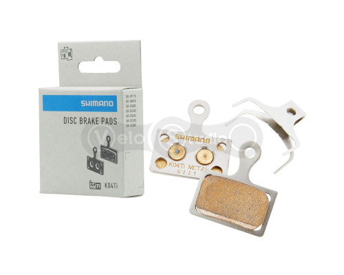 Тормозные колодки Shimano K04TI металл (XTR(M9100)/DURA)