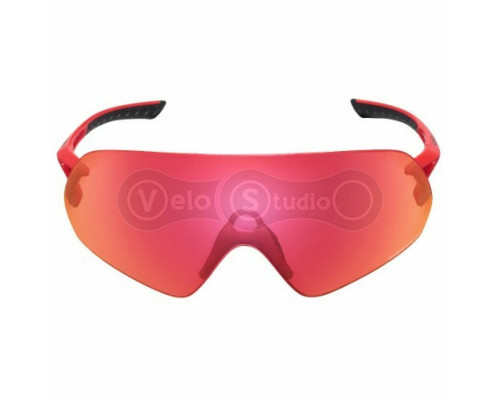 Вело окуляри Shimano Aerolite P Ridescape ROAD, червоний металік