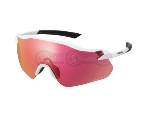 Вело очки Shimano Aerolite P Ridescape ROAD, белый металлик