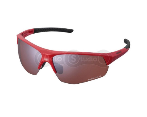 Вело окуляри Shimano Twinspark Ridescape High Contrast, червоні