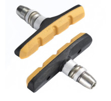 Тормозные колодки Alligator VB-620 70 мм V-Brake жёлтые