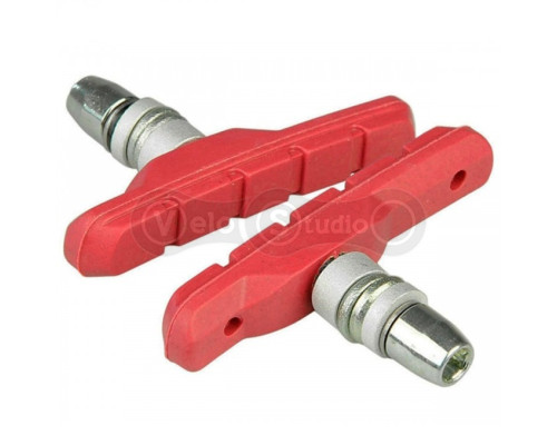 Тормозные колодки Alligator VB-620 70 мм V-Brake красные