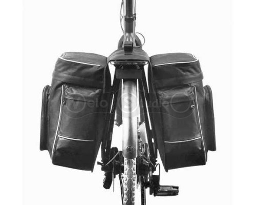 Велосипедная сумка на багажник Sahoo 14154-В 2x30 литров