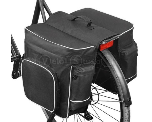 Велосипедная сумка на багажник Sahoo 14154-В 2x30 литров