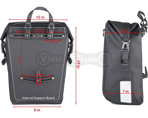Велосипедна сумка на багажник Sahoo 142047 20 літрів