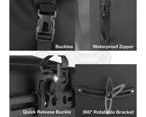 Велосипедна сумка на багажник Sahoo 142047 20 літрів