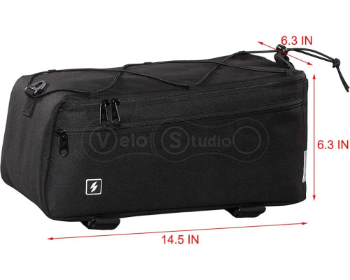 Велосипедна сумка на багажник Sahoo 142001 8 літрів