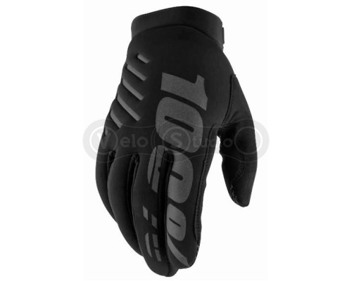 Зимові рукавички 100% BRISKER Glove [Black], M (9)