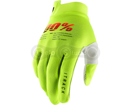 Перчатки Ride 100% iTRACK Glove [Fluo Yellow], S (8)