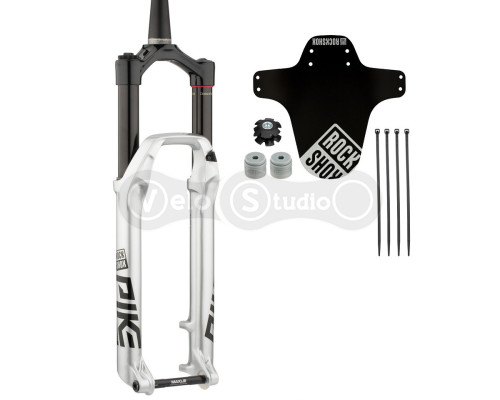 Вилка RockShox Pike Ultimate RC2 29 Boost 15x110 хід 150 мм Silver