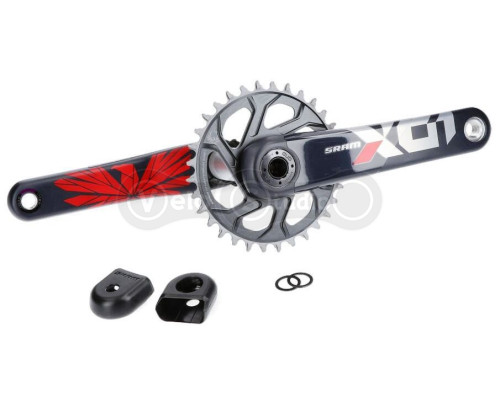 Шатуны Sram X01 Eagle DUB 175 мм 32T Lunar Oxy