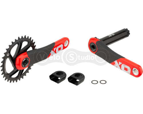 Шатуни Sram X01 All Downhill DUB83 165 мм 34T Red