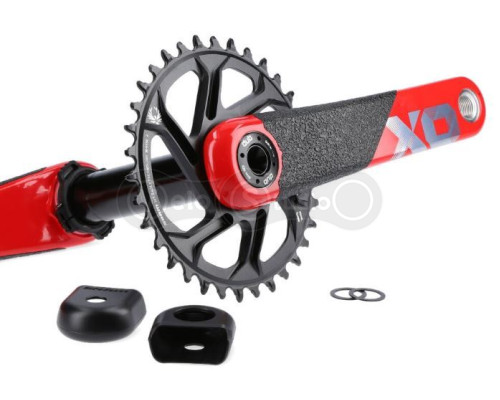Шатуни Sram X01 All Downhill DUB83 165 мм 34T Red