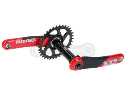 Шатуни Sram X01 All Downhill DUB83 165 мм 34T Red