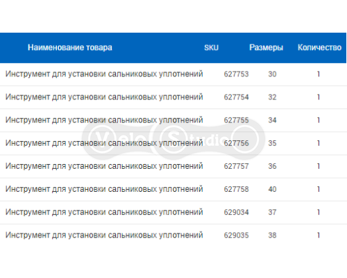 Набір Unior Tools для встановлення сальників у вилку