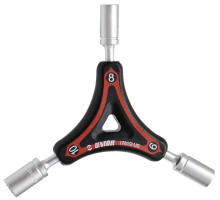 Тристоронній торцевий ключ Unior Tools 8x9x10 Red