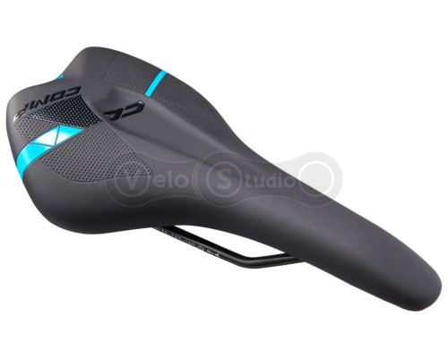 Седло Merida Comp CC Sport 282x155 чёрное синее