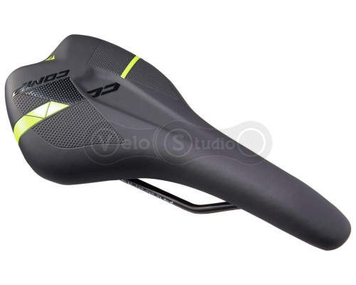 Седло Merida Comp CC Sport 282x155 чёрное зелёное