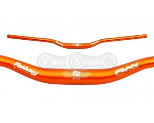 Руль FUNN Fatboy 31,8 750 мм подъем 30 мм оранжевый