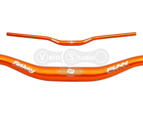 Руль FUNN Fatboy 31,8 ширина 810 мм подъем 7 мм оранжевый