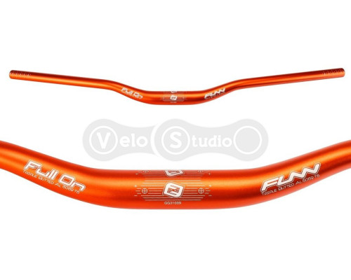 Руль FUNN Full On 31,8 ширина 750 мм подъем 15 мм оранжевый