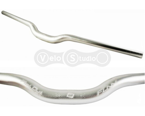 Кермо FUNN Full On 31,8 ширина 750 мм підйом 30 мм сірий