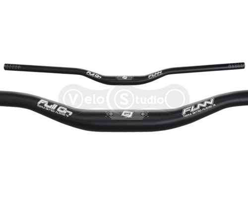 Руль FUNN Full On 31,8 ширина 750 мм подъем 15 мм чёрный