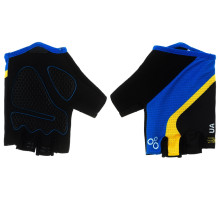 Вело рукавички ONRIDE Catch 20 UA із гелем сині розмір M