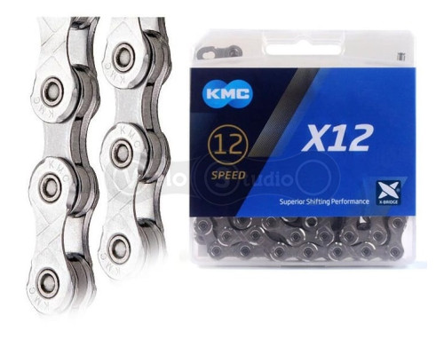 Ланцюг KMC X12 Silver/Silver 12 швидкостей 126 ланок + замок