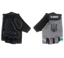 Вело перчатки ONRIDE Hold 20 UA с гелем Gray размер M