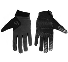 Вело рукавички ONRIDE Long 20 із гелем сірі розмір S