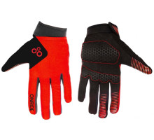 Вело рукавички ONRIDE Long 20 з гелем червоні розмір S
