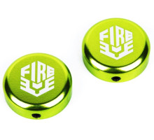 Заглушки руля FireEye FE-End Cap алюминиевые зелёные
